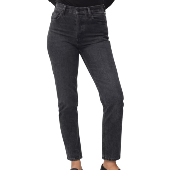 Everlane Black High Rise Straight Ankle jeans Size 26 - Picture 2 of 11